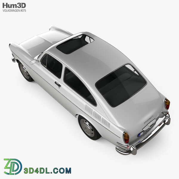 Hum3D Volkswagen Type 3 (1600) fastback 1965