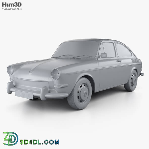 Hum3D Volkswagen Type 3 (1600) fastback 1965