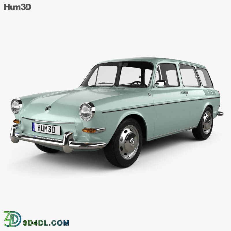 Hum3D Volkswagen Type 3 (1600) variant 1965