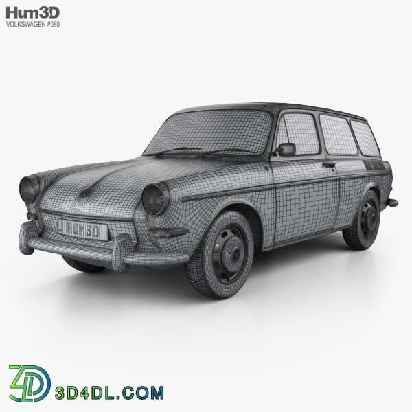 Hum3D Volkswagen Type 3 (1600) variant 1965