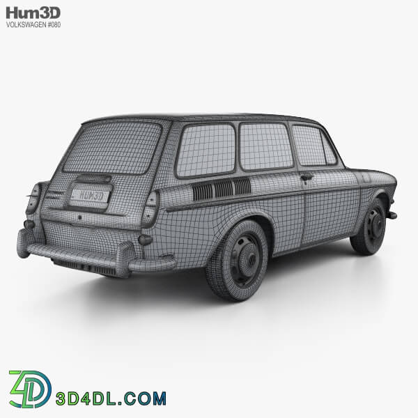 Hum3D Volkswagen Type 3 (1600) variant 1965