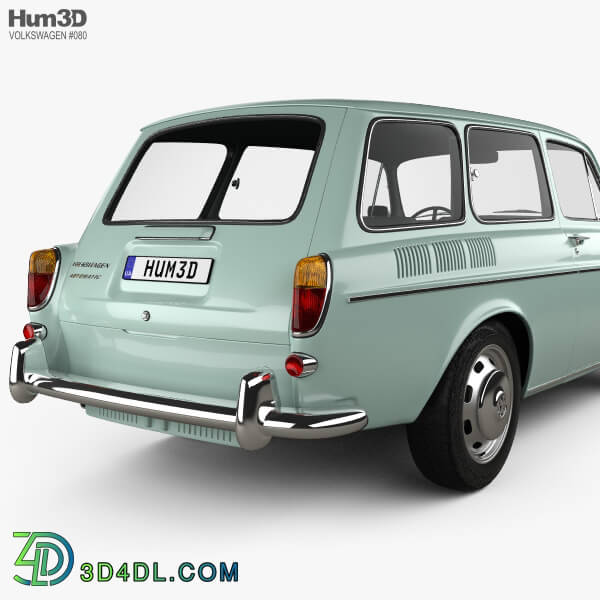 Hum3D Volkswagen Type 3 (1600) variant 1965