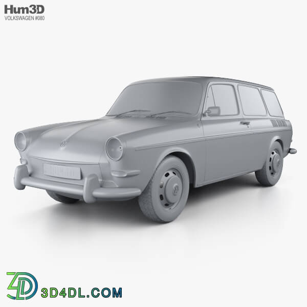 Hum3D Volkswagen Type 3 (1600) variant 1965