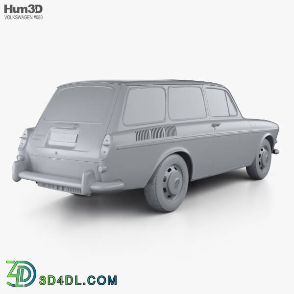 Hum3D Volkswagen Type 3 (1600) variant 1965