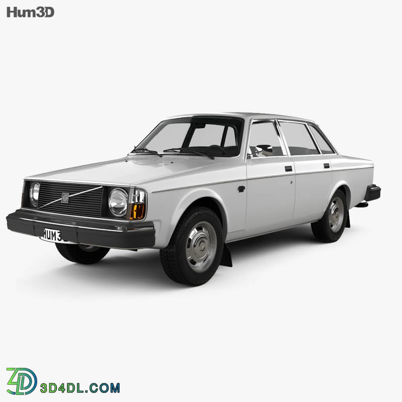 Hum3D Volvo 244 sedan 1975