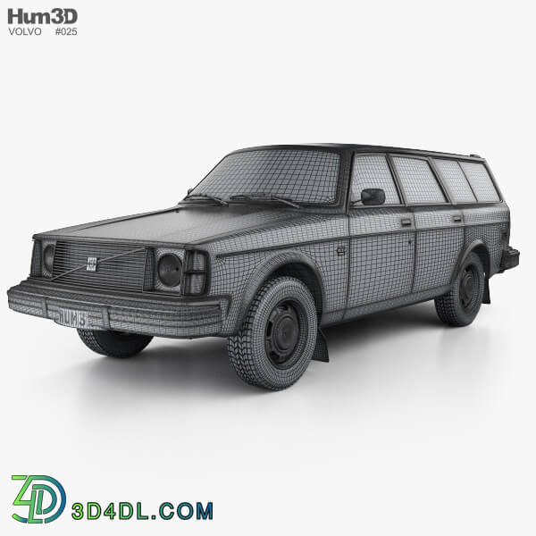 Hum3D Volvo 245 wagon 1975