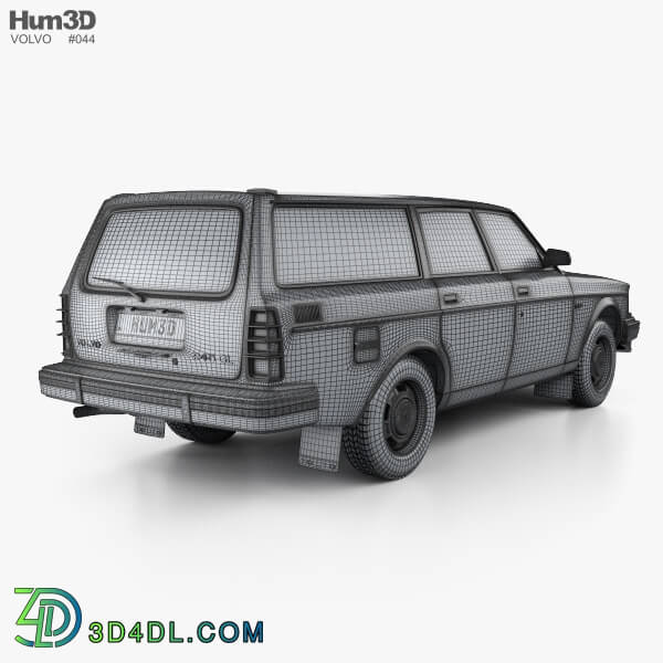 Hum3D Volvo 245 wagon 1979