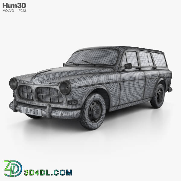 Hum3D Volvo Amazon wagon 1961