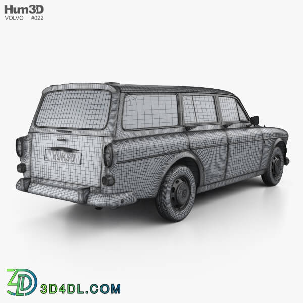 Hum3D Volvo Amazon wagon 1961