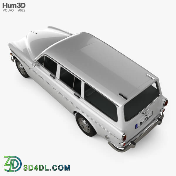 Hum3D Volvo Amazon wagon 1961