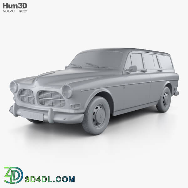 Hum3D Volvo Amazon wagon 1961