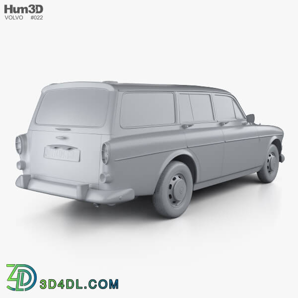 Hum3D Volvo Amazon wagon 1961