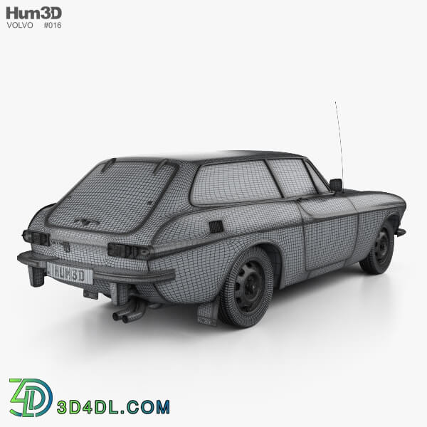 Hum3D Volvo P1800 ES 1973