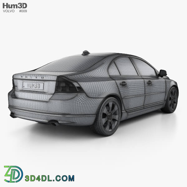 دانلود آبجکت Hum3D Volvo S80 2011 | مرجع دانلود آبجکت، تکسچر و مدل سه بعدی