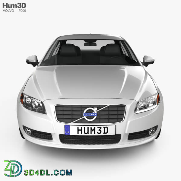 دانلود آبجکت Hum3D Volvo S80 2011 | مرجع دانلود آبجکت، تکسچر و مدل سه بعدی