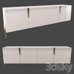 Sideboard _ Chest of drawer - luxury 4 Door Buffet Table 