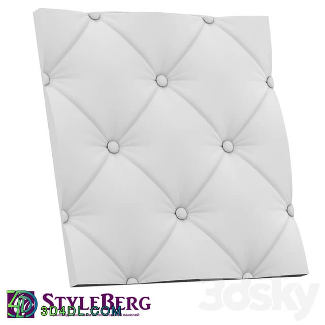 3D panel - 3D gypsum panel StyleBerg_ Rich