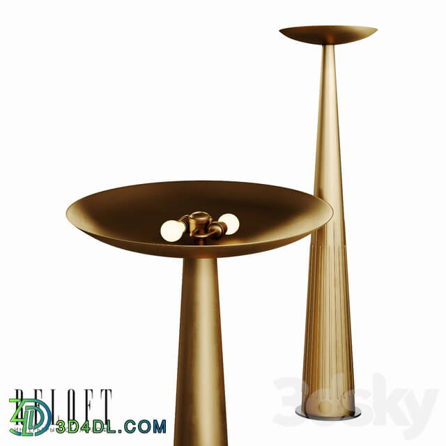 Floor lamp - Brass Floor Lamp Ottimo Torchiere Floor Lamp