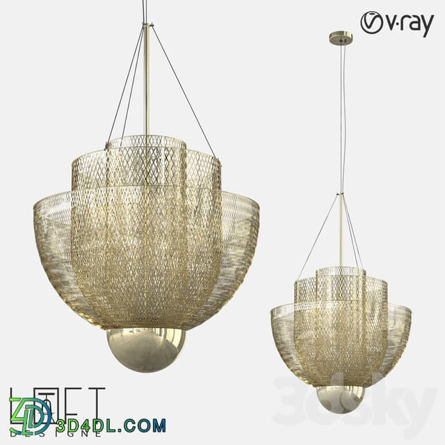 Pendant light - Suspended Light Loft Designe 8951 Model