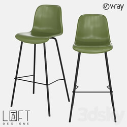 Chair - BAR CHAIR LoftDesigne 30130 model 