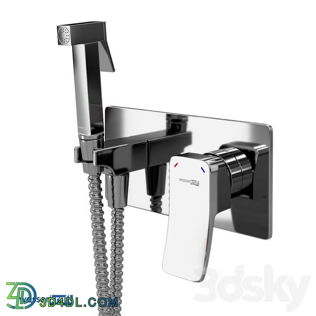 Faucet - Aller 10638 Built-in shower mixer with hand shower_OM