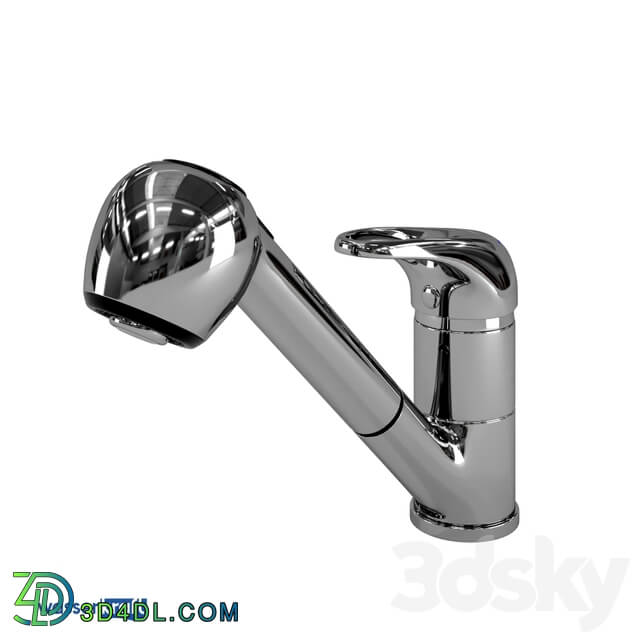 Faucet - Oder 6365 Kitchen faucet with pull-out spray_OM