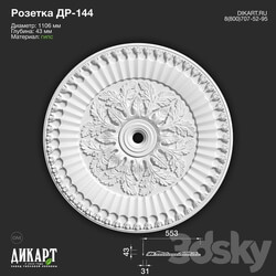 Decorative plaster - www.dikart.ru Dr-144 D1106x43mm 11_20_2019 