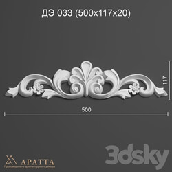 Decorative plaster - Aratta DE 033 _500х117х20_ 