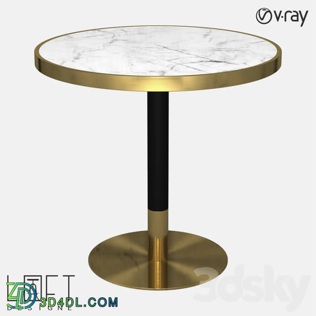 Table - TABLE LoftDesigne 60830 model