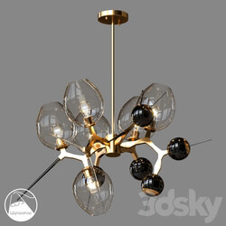 Pendant light LampsShop.ru L2255 Chandelier Molecules 