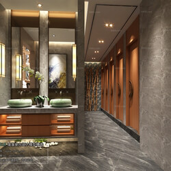 3D66 2018 Bathroom Chinese style C002 