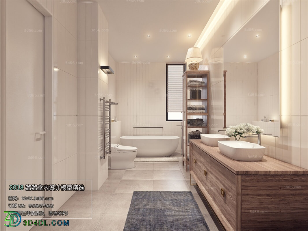 3D66 2018 Bathroom Chinese style C004