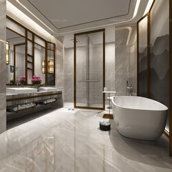 3D66 2018 Bathroom Chinese style C007 