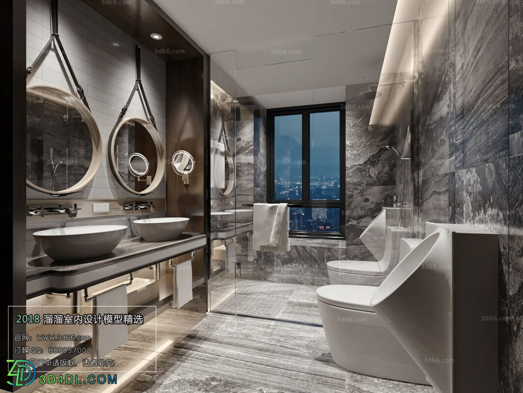 3D66 2018 Bathroom Modern style A002