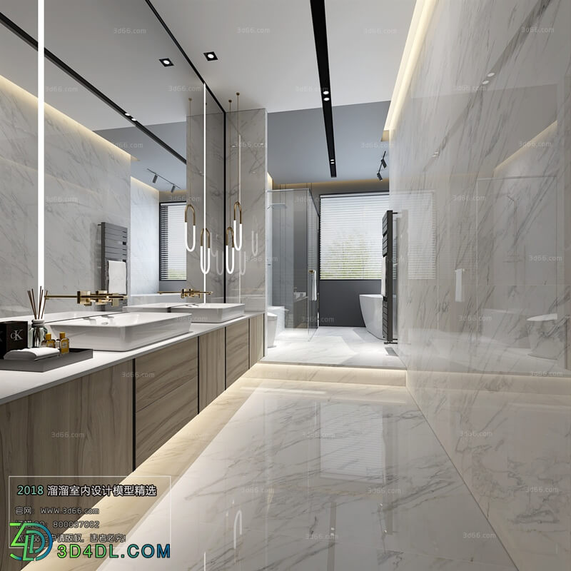 3D66 2018 Bathroom Modern style A011