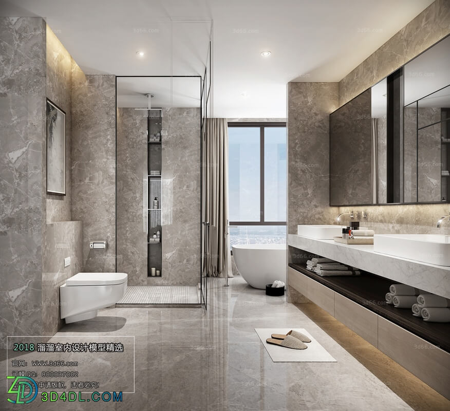 3D66 2018 Bathroom Modern style A013