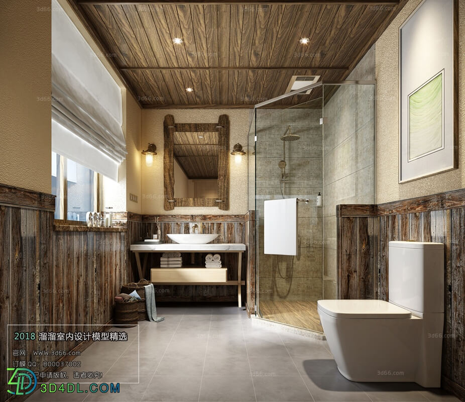 3D66 2018 Bathroom Nordic style M003