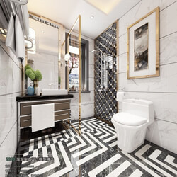 3D66 2018 Bathroom Postmodern style B011 