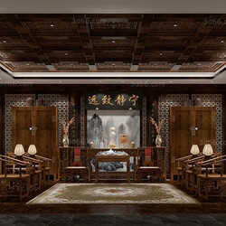 3D66 2018 Club House Chinese style C010 
