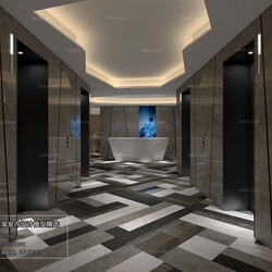3D66 2018 Elevator Corridor Modern style A008 