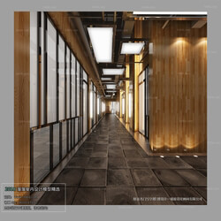 3D66 2018 Elevator Corridor Modern style A012 
