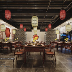 3D66 2018 Hotel & Teahouse & Cafe Chinese style C014 