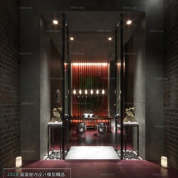 3D66 2018 Hotel & Teahouse & Cafe Chinese style C018 