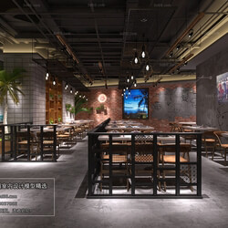 3D66 2018 Hotel & Teahouse & Cafe Industrial style H001 