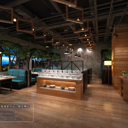 3D66 2018 Hotel & Teahouse & Cafe Industrial style H002 