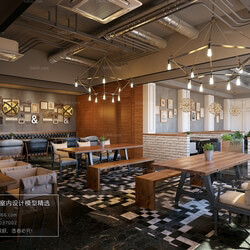 3D66 2018 Hotel & Teahouse & Cafe Industrial style H006 