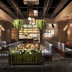 3D66 2018 Hotel & Teahouse & Cafe Industrial style H015 