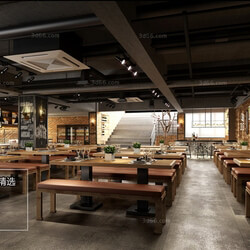 3D66 2018 Hotel & Teahouse & Cafe Industrial style H017 