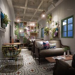 3D66 2018 Hotel & Teahouse & Cafe Industrial style H020 