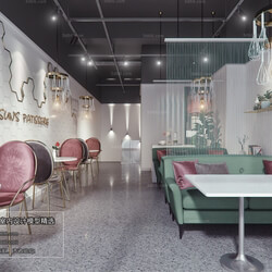 3D66 2018 Hotel & Teahouse & Cafe Industrial style H027 